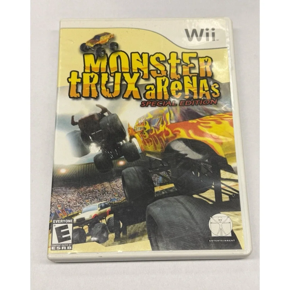 Monster Trux Arenas Special Edition Wii Game Complete Manual 4x4 Racing Trucks